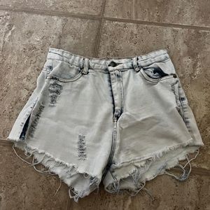 High waisted shorts